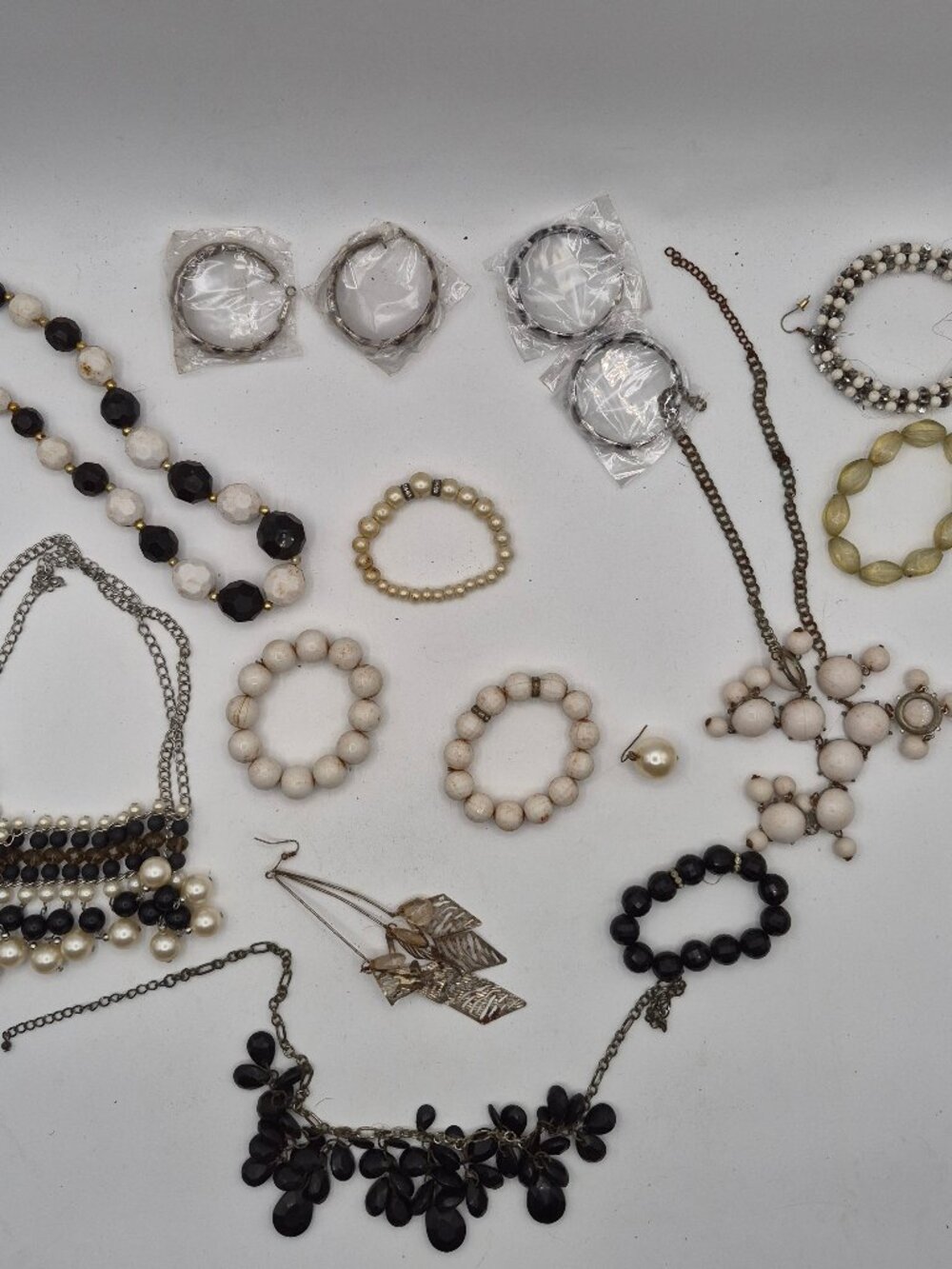 Assorted Jewelry Lot – Mixed Styles – Necklaces, Bracelets, Earrings & More